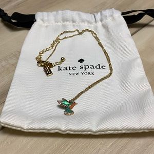 Kate Spade Hummingbird mini pendant necklace